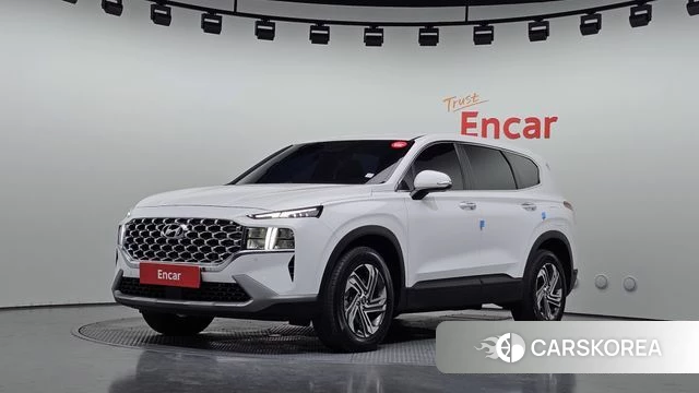 Hyundai The New Santa Fe 2021 Белый из Кореи