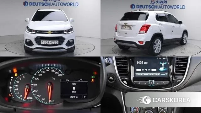 Chevrolet (GM Daewoo) The New Trax 2018 Белый из Кореи