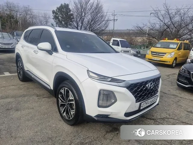 Hyundai Santa Fe TM 2019 Белый из Кореи