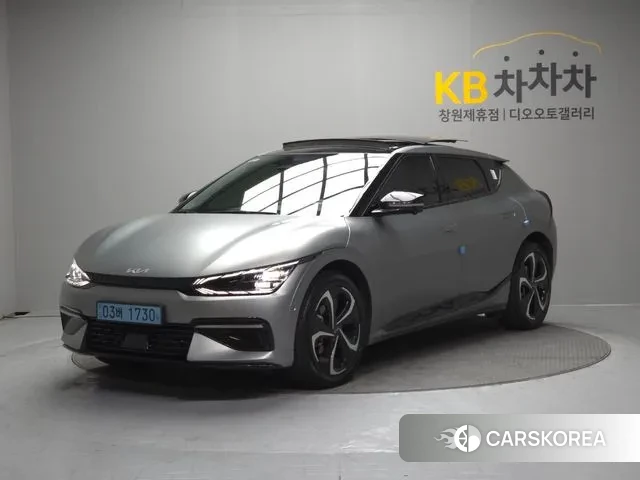 Kia EV6 2022 Серебристо-серый из Кореи
