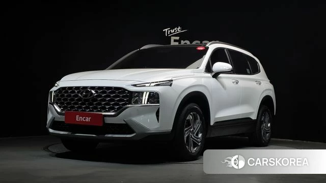 Hyundai The New Santa Fe 2023 Белый из Кореи