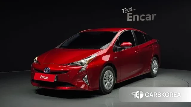 Toyota Prius 4th Generation 2018 Красный из Кореи