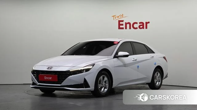 Hyundai Avante (CN7) 2020 Белый из Кореи