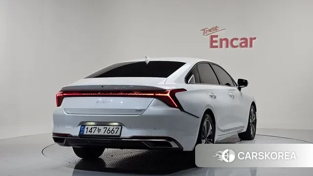 Kia K8 Hybrid 2021 Белый из Кореи