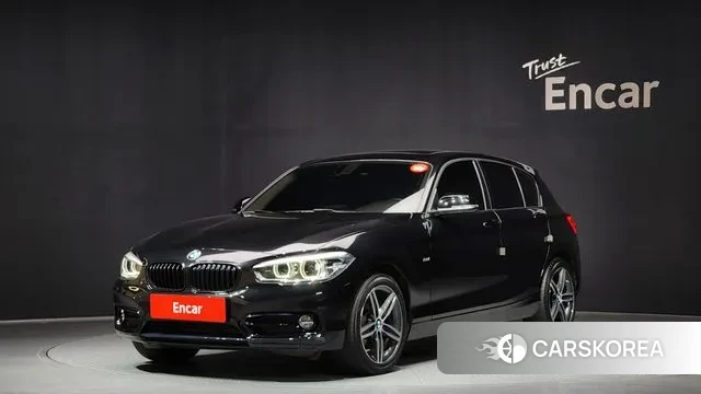 BMW 1 Series (F20) 2018 Черный из Кореи