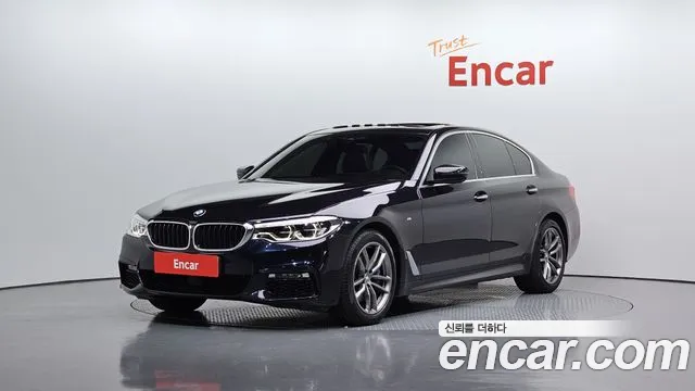 BMW 5 Series (G30) 2018 Черный из Кореи