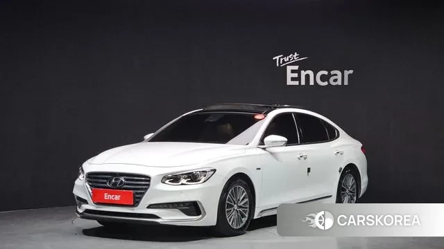 Hyundai Grandeur IG Hybrid 2019 Белый из Кореи