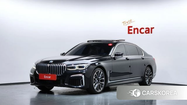 BMW 7 Series (G11) 2021 Черный из Кореи