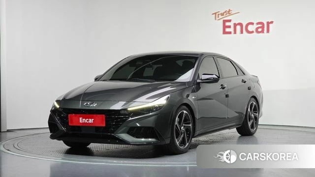 Hyundai Avante (CN7) 2021 Серый из Кореи