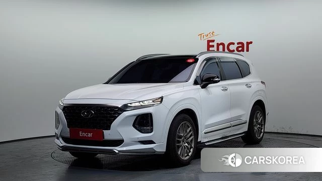 Hyundai Santa Fe TM 2018 Белый из Кореи