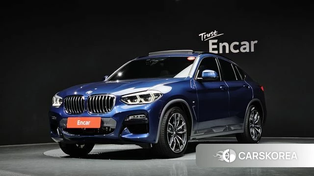 BMW X4 (G02) 2019 Синий из Кореи