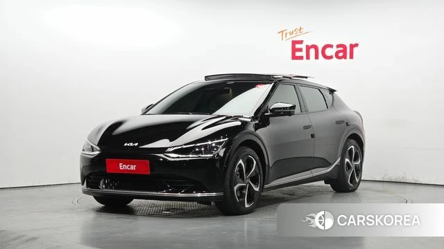 Kia EV6 2023 Черный из Кореи