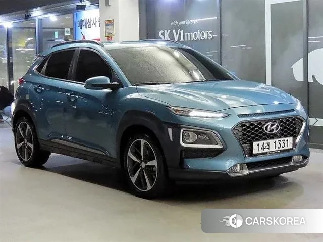 Hyundai Kona 2018 Синий из Кореи
