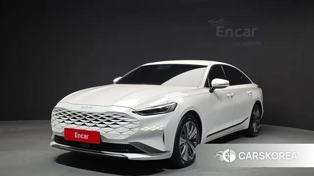 Kia K8 Hybrid 2023 Белый из Кореи