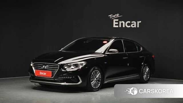 Hyundai Grandeur IG Hybrid 2018 Черный из Кореи