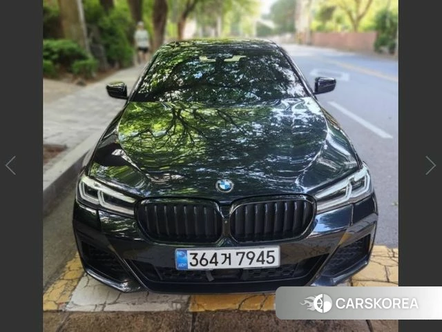BMW 5 Series (G30) 2021 Черный из Кореи