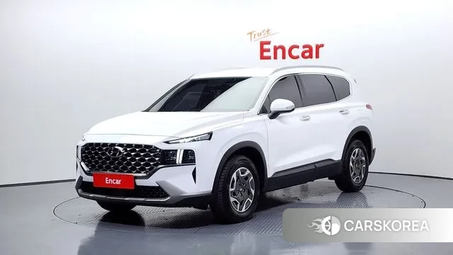 Hyundai The New Santa Fe 2023 Белый из Кореи