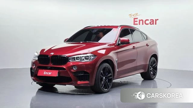 BMW X6M (G06) 2019 Красный из Кореи