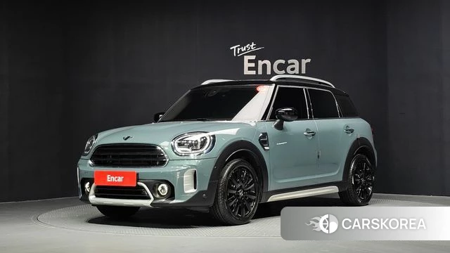 Mini Cooper Countryman 2023 Небесно-голубой из Кореи