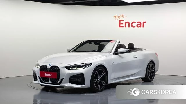 BMW 4 Series (G22) 2021 Белый из Кореи