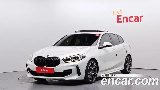 BMW 1 Series (F40) 2023 Белый из Кореи