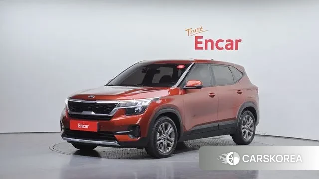 Kia Seltos 2021 Оранжевый из Кореи