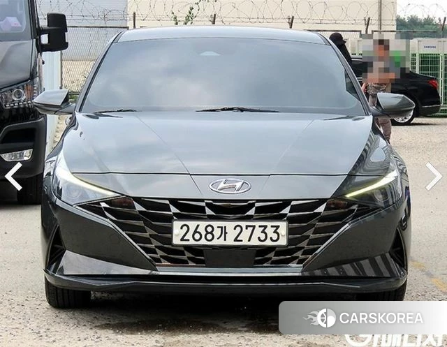 Hyundai Avante Hybrid (CN7) 2021 Серый из Кореи