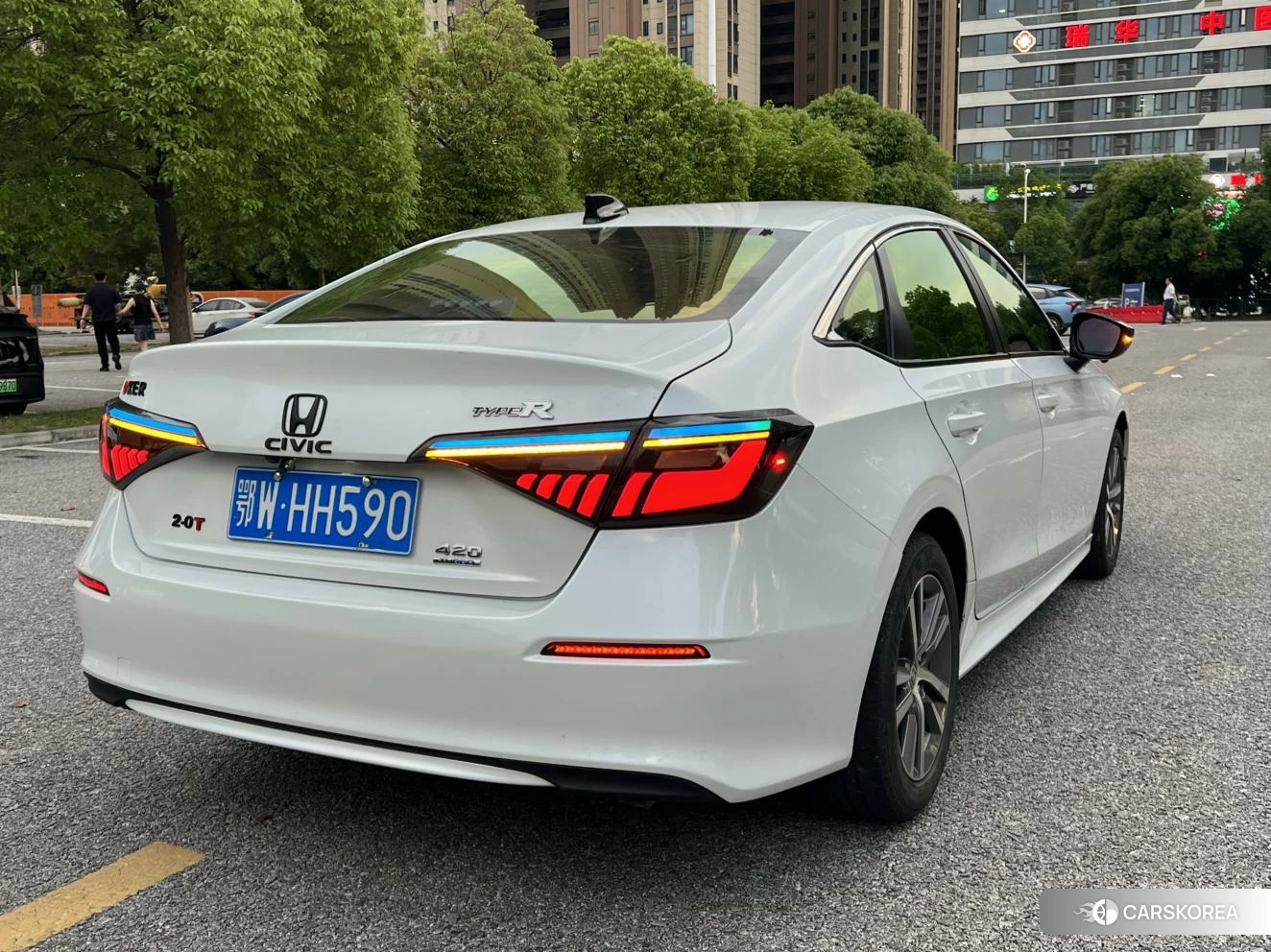 Honda Civic 2022 Белый из Китая