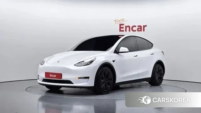 Tesla Model Y 2022 Белый из Кореи