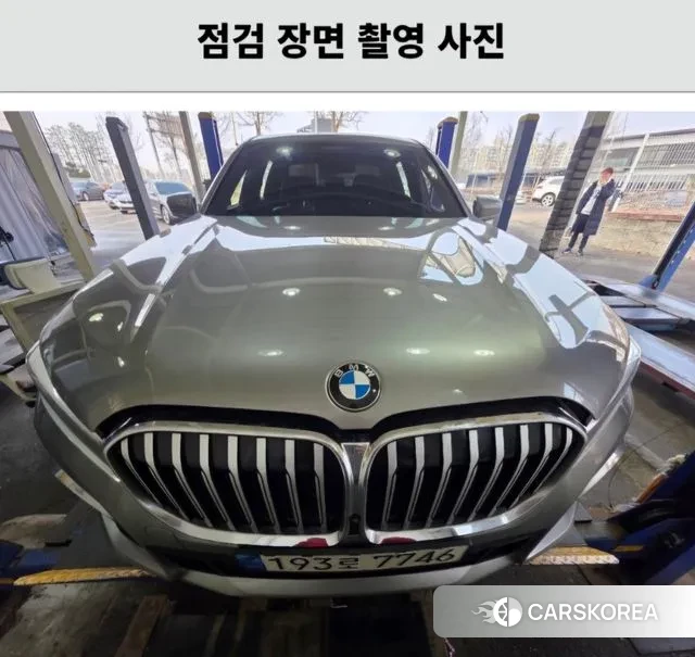 BMW 7 Series (G11) 2022 Серебристо-серый из Кореи