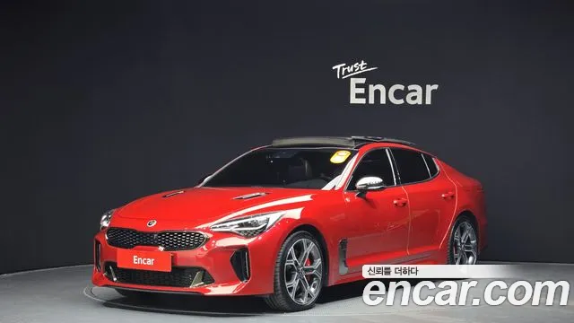 Kia Stinger 2018 Красный из Кореи