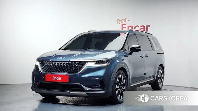 Kia Carnival 4th generation 2022 Небесно-голубой из Кореи
