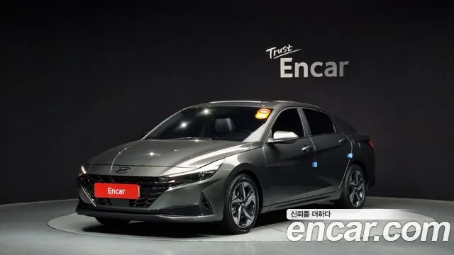 Hyundai Avante Hybrid (CN7) 2023 Серый из Кореи