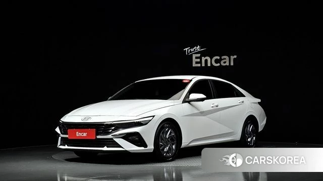 Hyundai The New Avante (CN7) 2025 Белый из Кореи