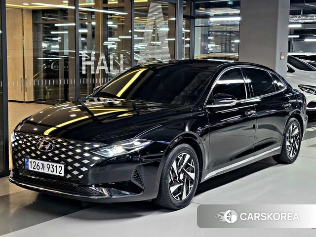 Hyundai The New Grandeur IG Hybrid 2020 Черный из Кореи