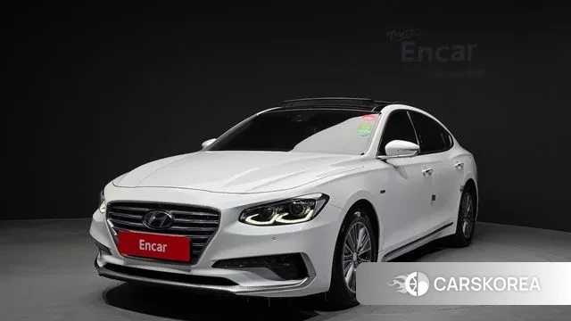 Hyundai Grandeur IG Hybrid 2019 Белый из Кореи