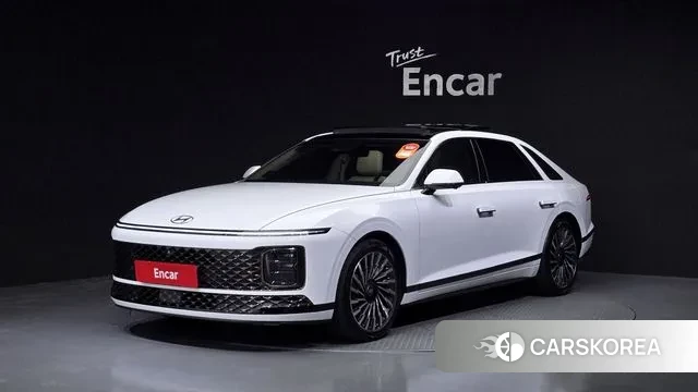 Hyundai Grandeur Hybrid (GN7) 2023 Белый из Кореи