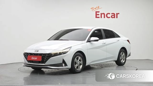 Hyundai Avante (CN7) 2022 Белый из Кореи