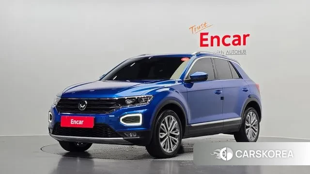 Volkswagen T-Roc 2021 Синий из Кореи