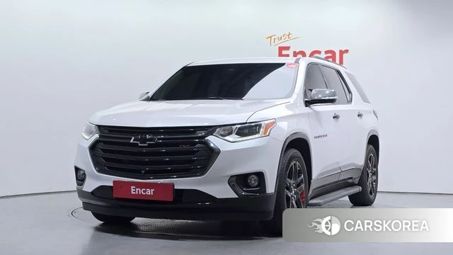 Chevrolet (GM Daewoo) Traverse 2021 Белый из Кореи