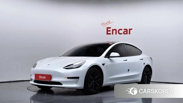Tesla Model 3 2022 Белый из Кореи