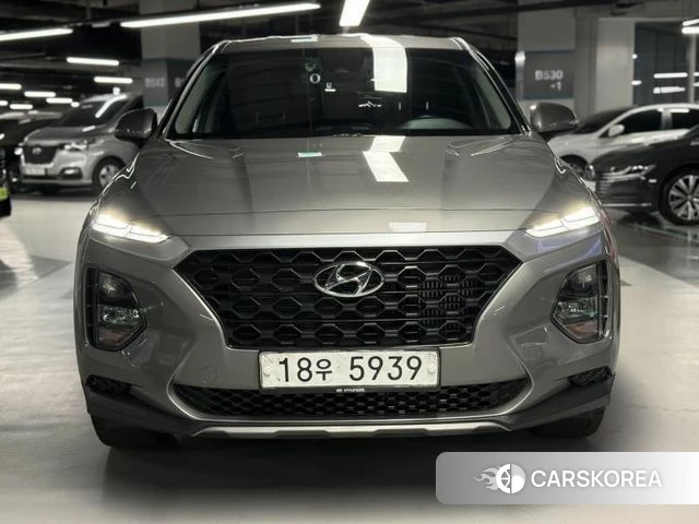 Hyundai Santa Fe TM 2019 Серый из Кореи