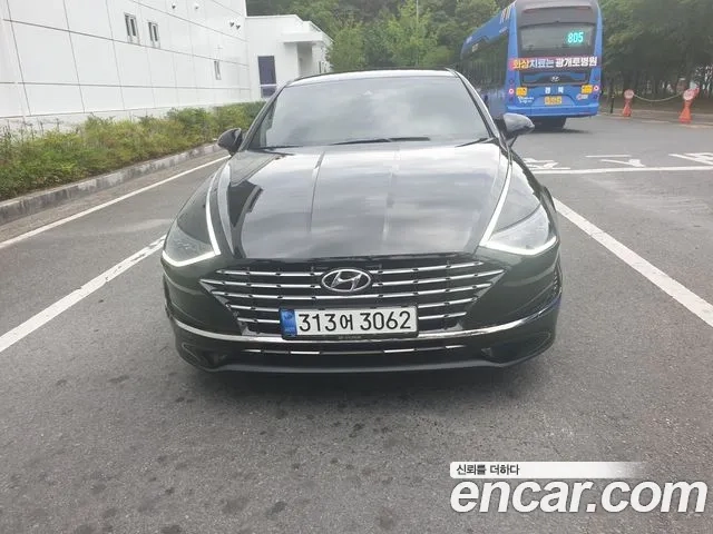 Hyundai Sonata Hybrid (DN8) 2021 Черный из Кореи