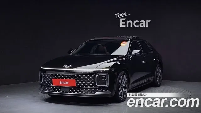 Hyundai Grandeur (GN7) 2023 Черный из Кореи