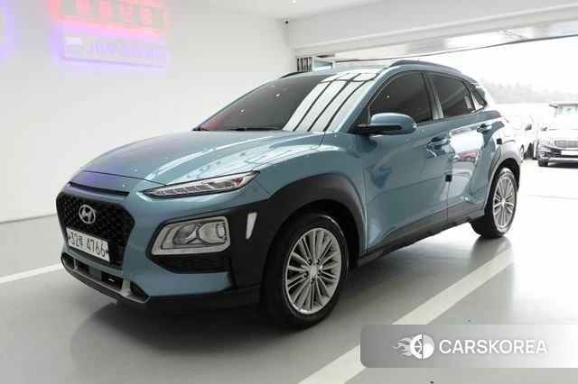 Hyundai Kona 2018 Небесно-голубой из Кореи