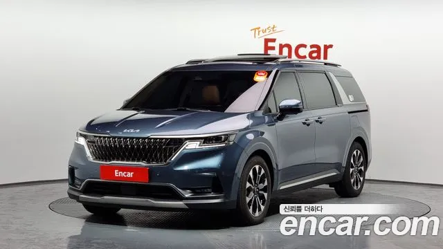 Kia Carnival 4th generation 2022 Небесно-голубой из Кореи