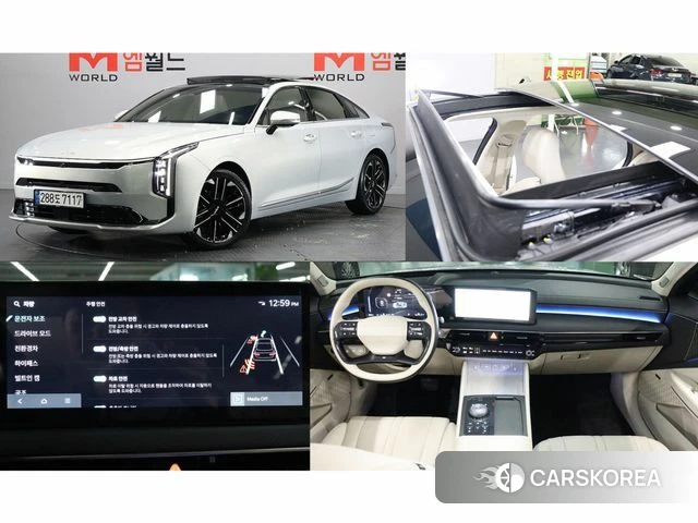 Kia The New K8 Hybrid 2024 Жемчужный цвет из Кореи