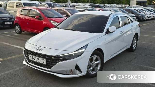 Hyundai Avante (CN7) 2022 Белый из Кореи