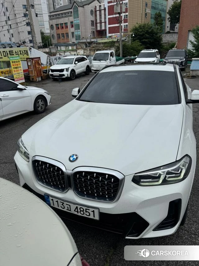BMW X4 (G02) 2021 Белый из Кореи
