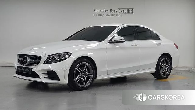 Mercedes-Benz C-Class W205 2021 Белый из Кореи